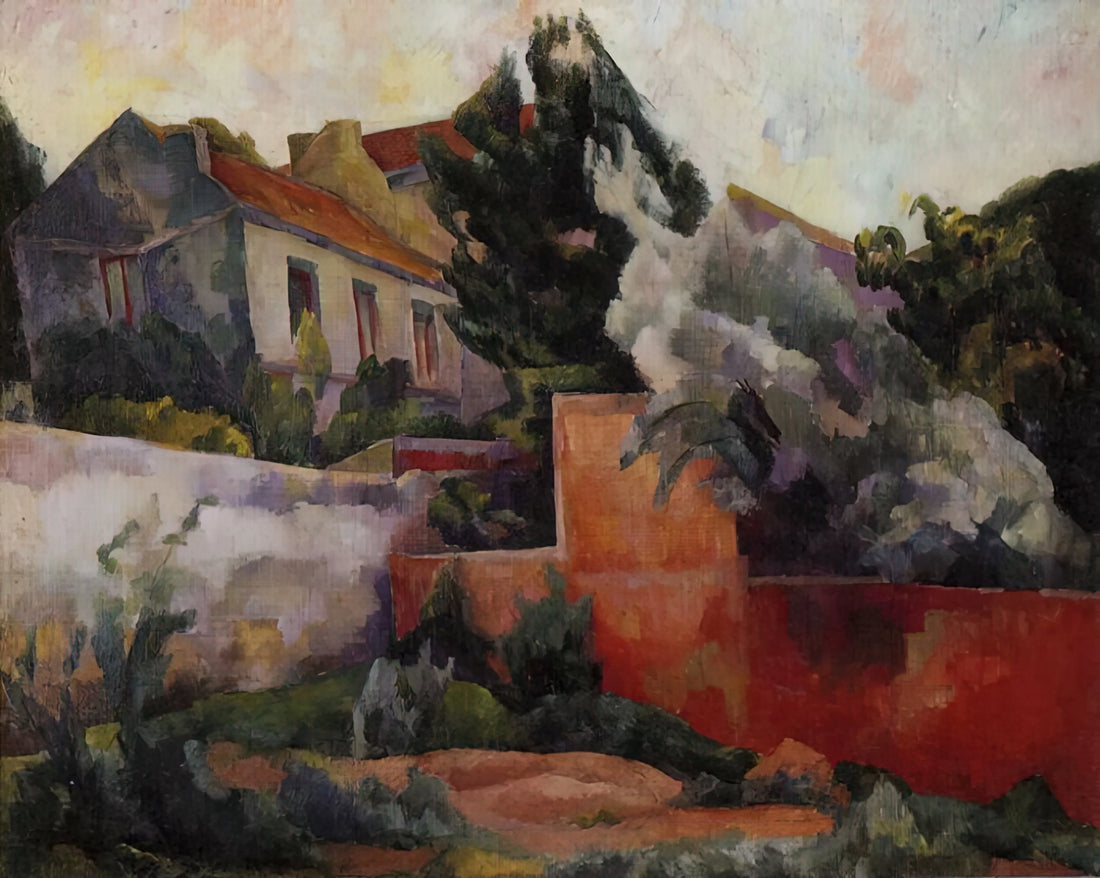Diego Rivera Paintings: A Comprehensive Guide to the Mexican Muralist's Masterpieces - THE OUTSKIRTS OF PARIS 1918 by Diego Rivera