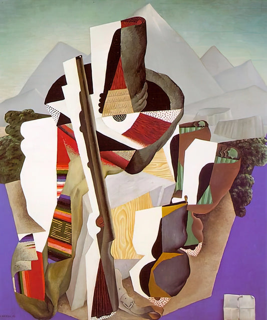 Diego Rivera: The Revolutionary Power and Social Vision in His Paintings - ZAPATISTA LANDSCAPE THE GUERRILLA 1915 by Diego Rivera