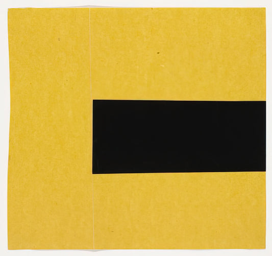 Discovering Ellsworth Kelly: A Guide to Finding His Iconic Prints for Sale - Black and Yellow from the series Line Form Color by Ellsworth Kelly