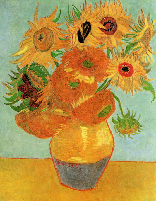 Doctor Who Van Gogh Painting: The Fictional Masterpiece That Captured Reality - Still Life Vase with Twelve Sunflowers by Vincent van Gogh
