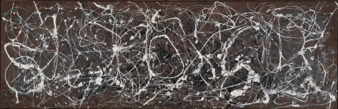 Drip Painting by Jackson Pollock: The Revolutionary Technique That Changed Modern Art - NUMBER 13A ARABESQUE 1948 by Jackson Pollock