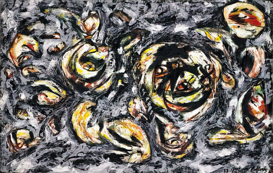 Dripping Jackson Pollock: The Revolutionary Technique That Redefined Modern Art - OCEAN GREYNESS 1953 by Jackson Pollock