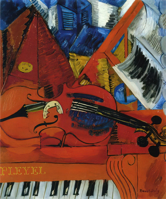 Dufy Prints: Capturing the Joie de Vivre of Modern Art - THE VIOLIN 1916 by Raoul Dufy