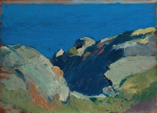 Edward Hopper Framed Prints: Capturing American Solitude in Your Home - Rocks and Sea by Edward Hopper