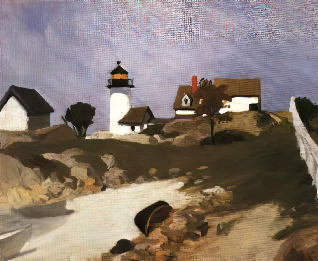 Edward Hopper Nighthawks Framed Print: A Collector's Guide to an American Icon - Squam Light by Edward Hopper