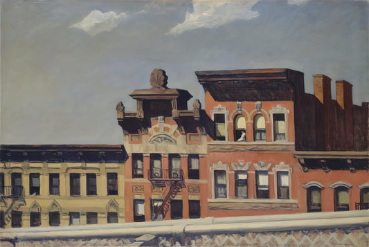 Edward Hopper Paintings at the Whitney Museum: A Curator's Guide to the American Master - From Williamsburg Bridge by Edward Hopper
