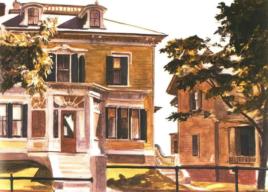 Edward Hopper Paintings in Museums: A Curator's Guide to His Iconic Works - Davis House by Edward Hopper