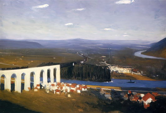 Edward Hopper and the Sea: Loneliness, Light, and the American Coastline - Valley of the Seine by Edward Hopper
