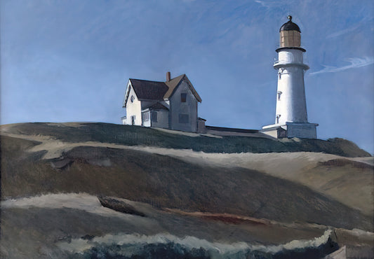 Edward Hopper at the Whitney Museum: A Deep Dive into the Artist's Legacy and Iconic Works - Lighthouse HIll by Edward Hopper