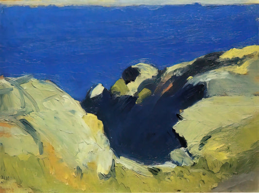 Edward Hopper: The Master of American Solitude and Light - Rocks by Edward Hopper