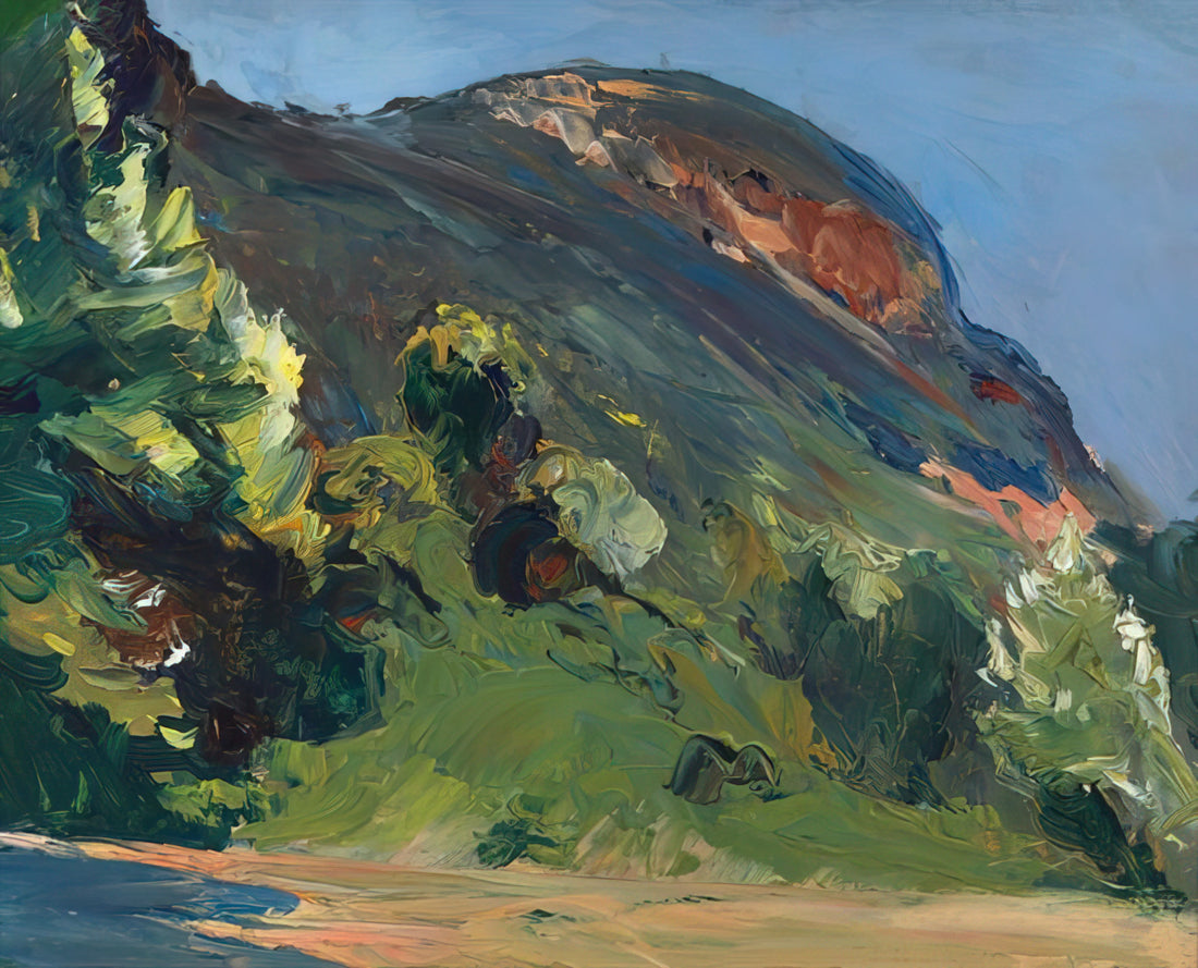 Edward Hopper: The Master of American Solitude and Modernist Vision - Bluff by Edward Hopper