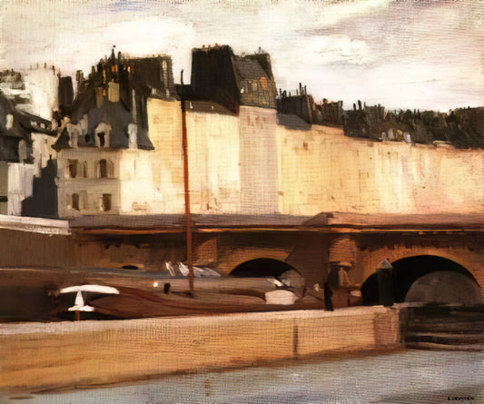 Edward Hopper's 7 A.M.: A Masterpiece of American Solitude and Light - Écluse de la Monnaie by Edward Hopper
