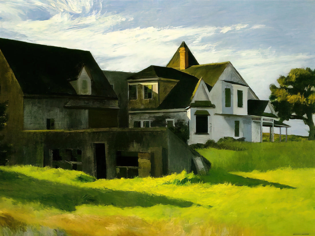 Edward Hopper's Most Famous Painting: Nighthawks and the Art of American Solitude - Cape Cod Afternoon by Edward Hopper