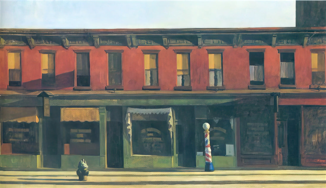 Edward Hopper's Nighthawks Original: A Masterpiece of American Solitude - Early Sunday Morning by Edward Hopper