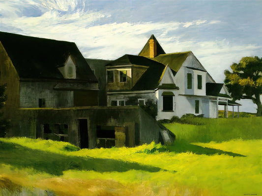 Edward Hopper's Nighthawks (1942): An Analysis of Solitude and the American Psyche - Cape Cod Afternoon by Edward Hopper