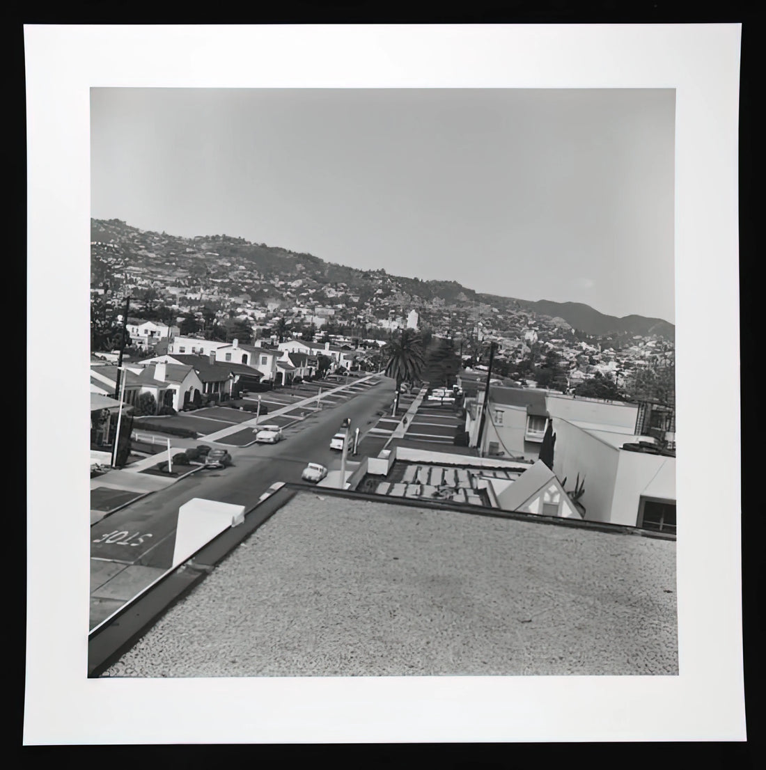 Edward Ruscha Posters: The Art of Words, Gas Stations, and American Icons - RESIDENTIAL ROOFTOPS SERIES 1 by Edward Ruscha