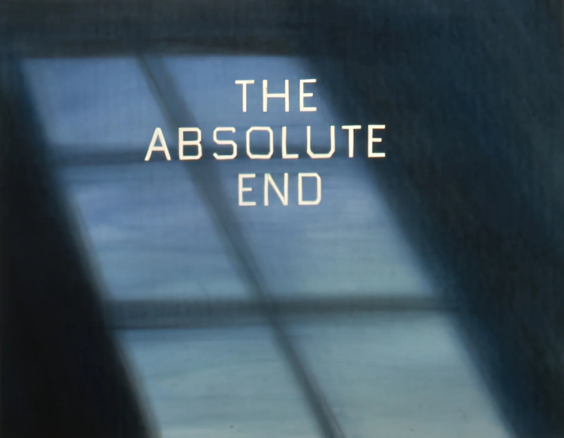 Edward Ruscha's Twentysix Gasoline Stations (1963): The Artist Book That Redefined Conceptual Art - THE ABSOLUTE END 1982 by Edward Ruscha