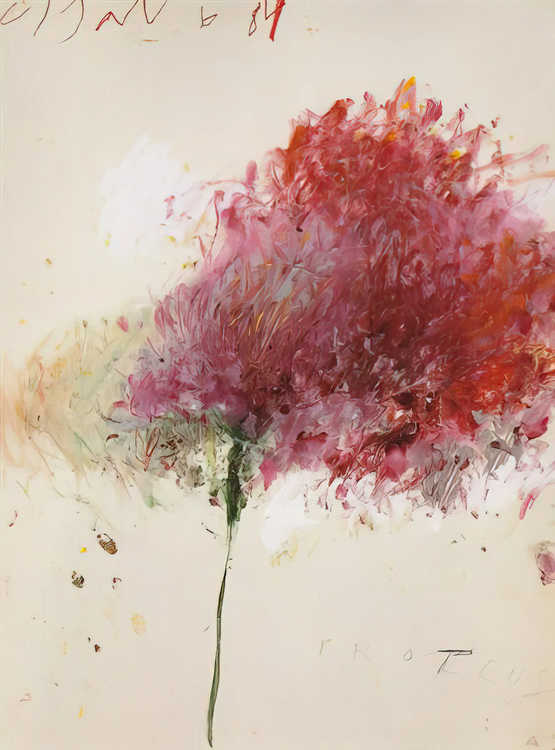 Edwin Parker Twombly: The Enigmatic Poet of Graffiti, Mythology, and Abstract Expressionism - Proteus by Cy Twombly
