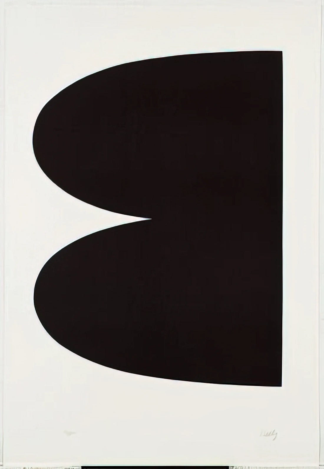 Ellsworth Kelly Artsy: The Minimalist Master of Color, Form, and Perception - Black from Suite of Twenty-Seven Color Lithographs by Ellsworth Kelly