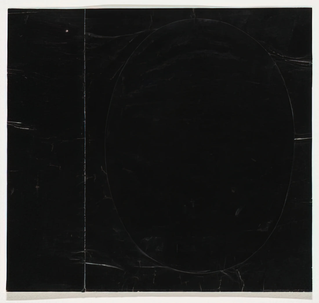 Ellsworth Kelly Framed Prints: A Collector's Guide to Minimalist Masterpieces - Black on Black by Ellsworth Kelly