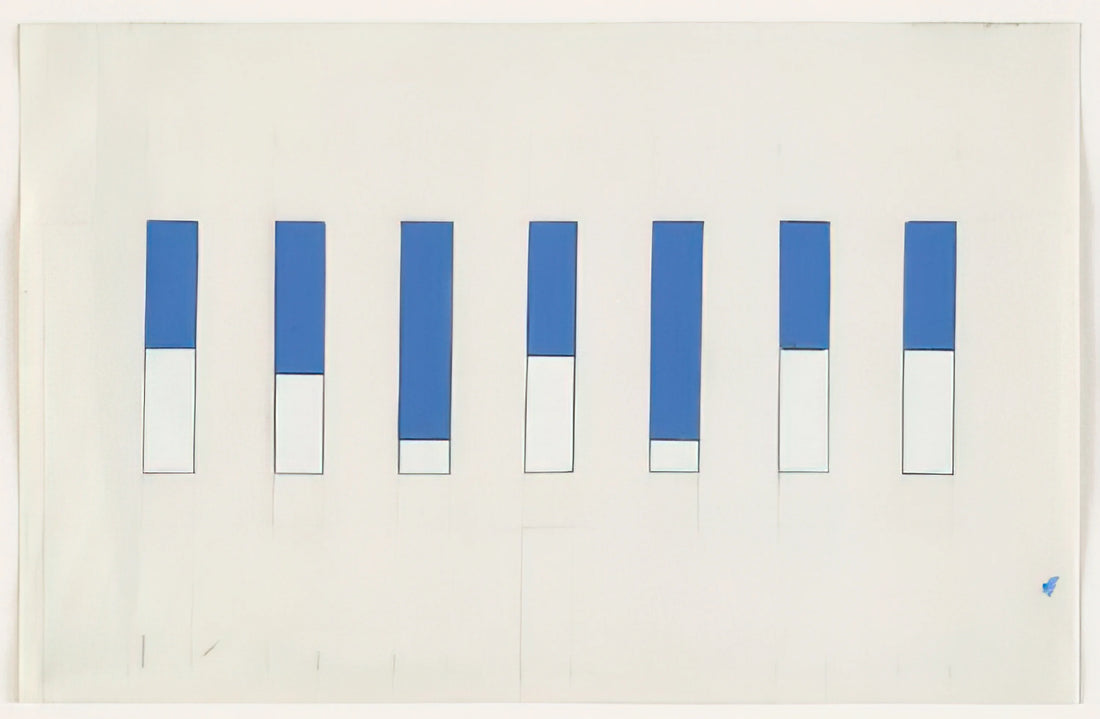 Ellsworth Kelly Paintings: A Study in Color, Form, and Minimalist Mastery - Awnings, Avenue Matignon by Ellsworth Kelly