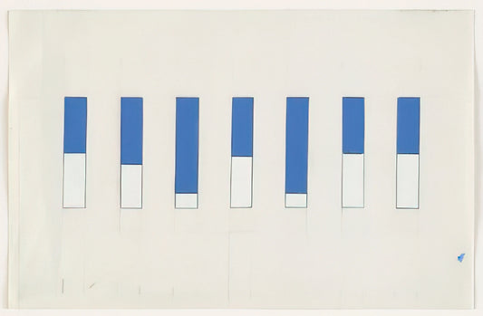 Ellsworth Kelly Paintings: A Study in Color, Form, and Minimalist Mastery - Awnings, Avenue Matignon by Ellsworth Kelly