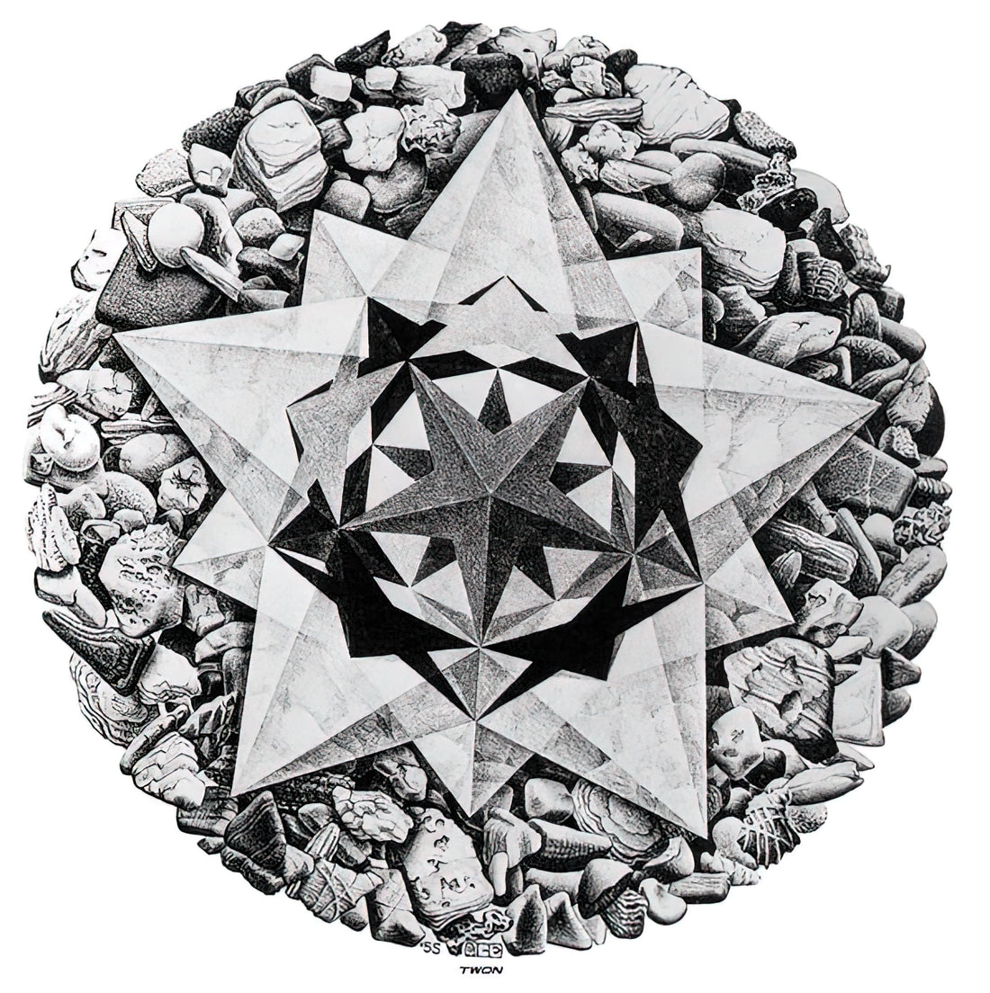 Escher Ascending: The Mathematical Mastery and Visual Paradoxes of M.C. Escher - ESCHER (1) by MC Escher