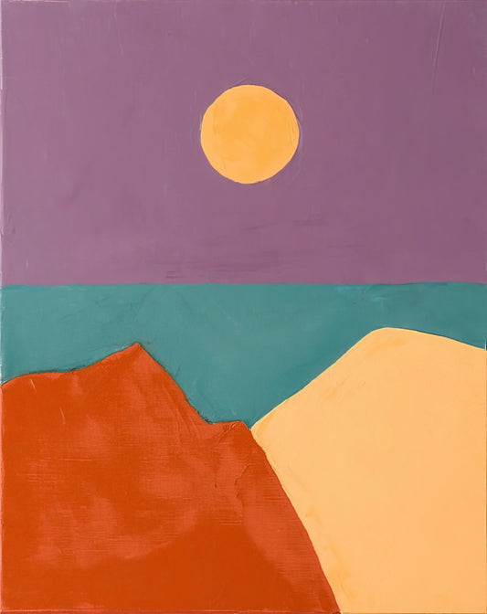 Etel Adnan Art for Sale: A Collector's Guide to Acquiring Her Visionary Works - Untitled - 2015 by Etel Adnan