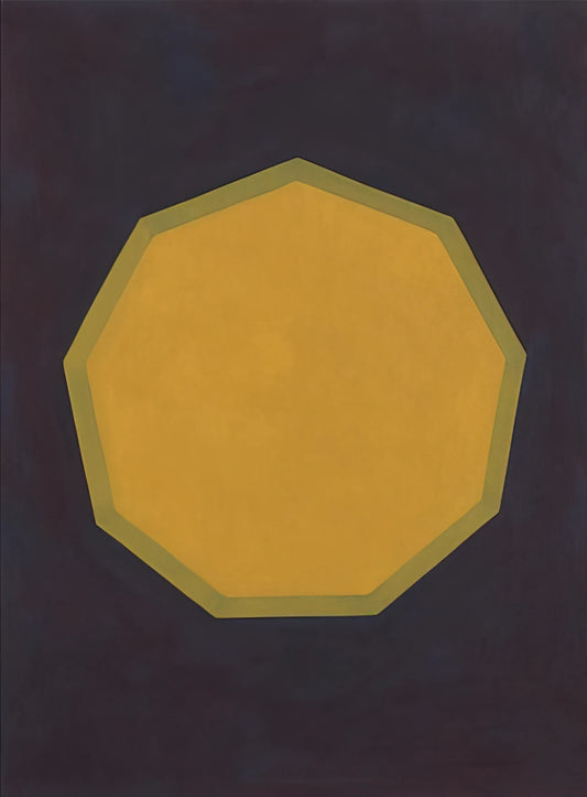 Eva LeWitt and Sol LeWitt: Exploring Artistic Legacies and Conceptual Printmaking - Nine-Sided Figure by Sol LeWitt