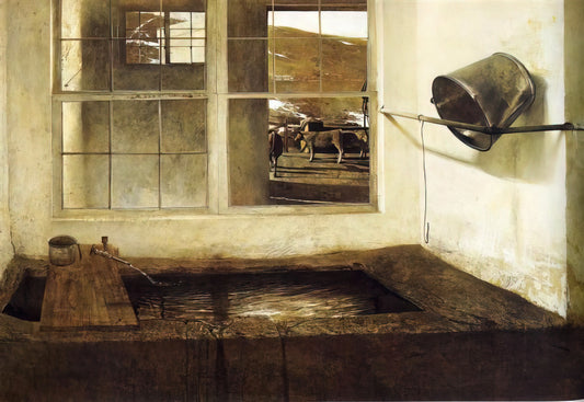 Exploring the Legacy: What Defines a Wyeth Gallery? - SPRING FED by Andrew Wyeth