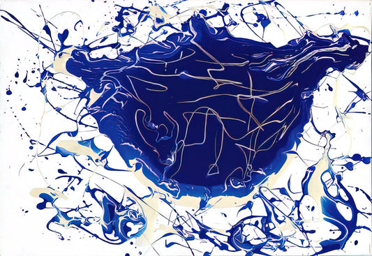 Exploring the Luminous World of Sam Francis: A Master of Post-War Abstraction - Untitled  SFP92-15 SFF1671  by Sam Francis