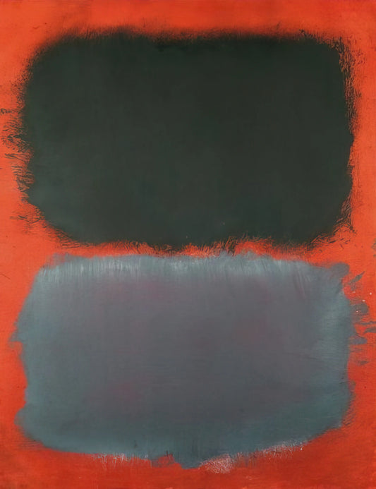 Exploring the Profound Legacy of Mark Rothko at the National Gallery of Art (NGA Rothko) - Untitled Gray, Gray on Red - 1968 by Mark Rothko