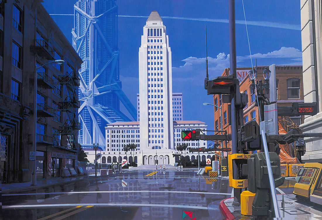 Exploring the Visionary Worlds of Syd Mead Art: A RedKalion Curatorial Deep Dive - Syd Mead by Syd Mead