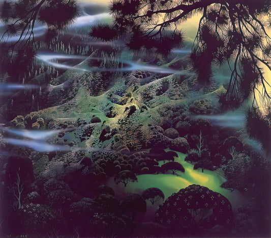 Eyvind Earle Art: The Visionary Behind Disney's Stylized Landscapes and Modernist Prints - Symphonic Fantasy by Eyvind Earle