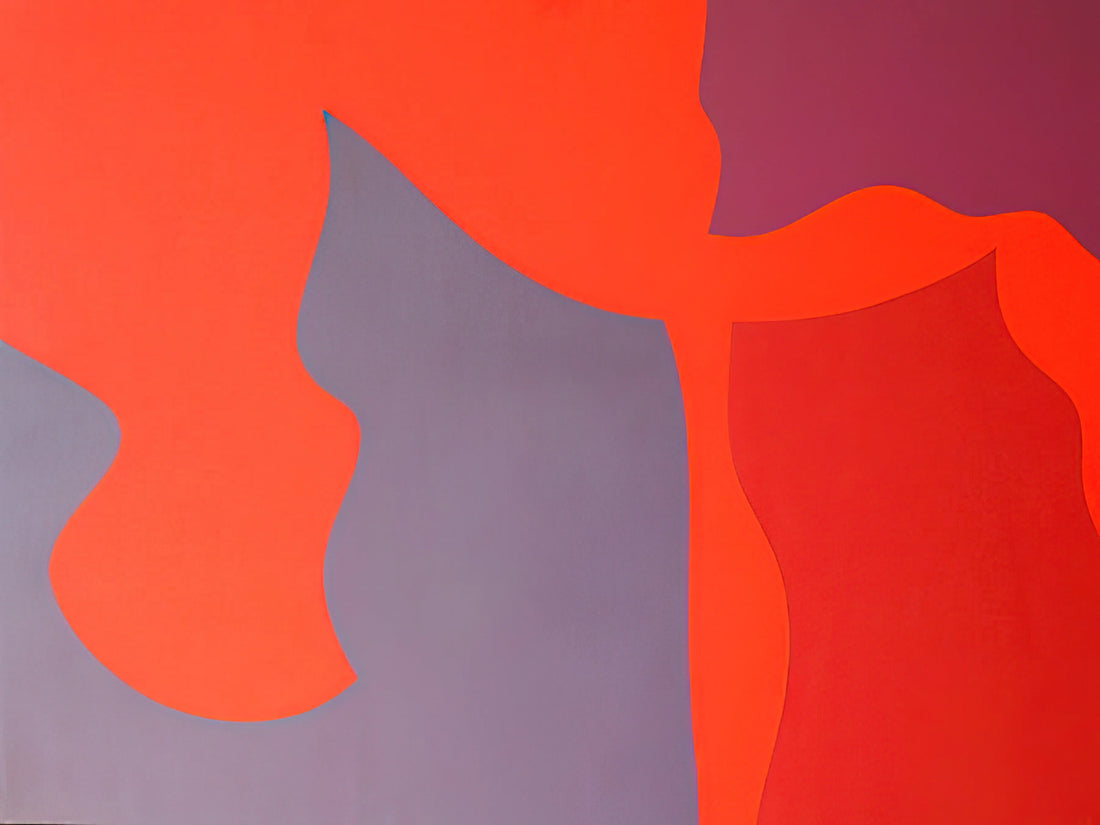 Fernand Leduc Print: Exploring the Legacy of Quebec's Abstract Pioneer - Passage-‚rosion by Fernand Leduc