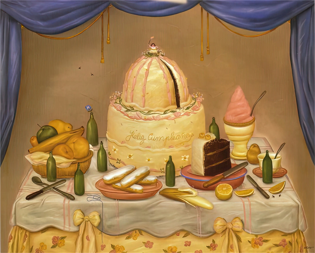Fernando Botero Angulo Paintings: The Monumental World of Colombia's Master Artist - HAPPY BIRTHDAY by Fernando Botero