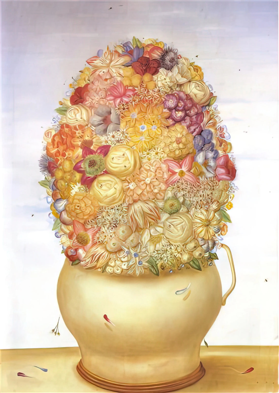 Fernando Botero Immersed: The Monumental World of a Colombian Master - FLOWER POT by Fernando Botero