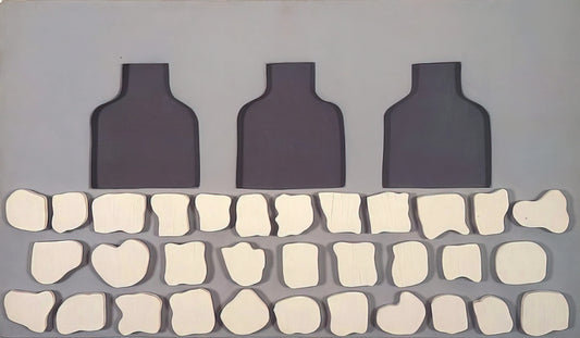 Forrest Bess Painting: Visions, Symbols, and the Unconscious in American Art - The Three Doors - 1959 by Forrest Bess