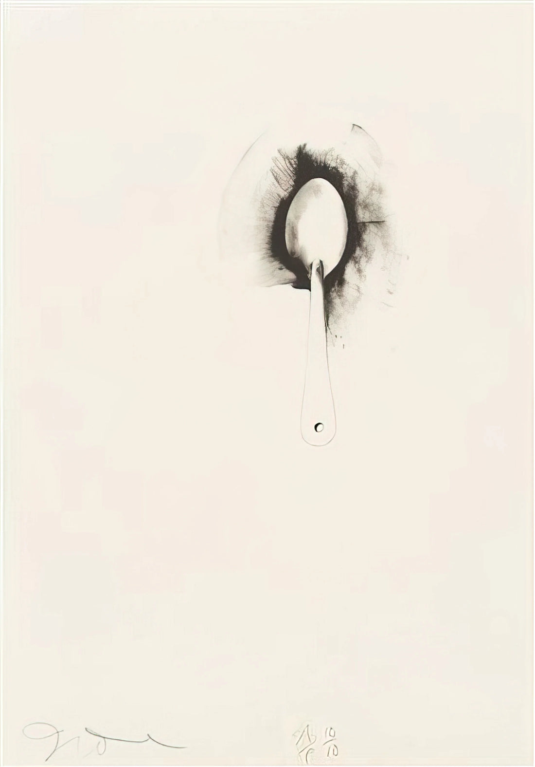 Four Hearts by Jim Dine: A Symbolic Exploration of Love, Memory, and Pop Art Innovation - UNTITLED FROM TEN WINTER TOOLS 1973 6 by Jim Dine