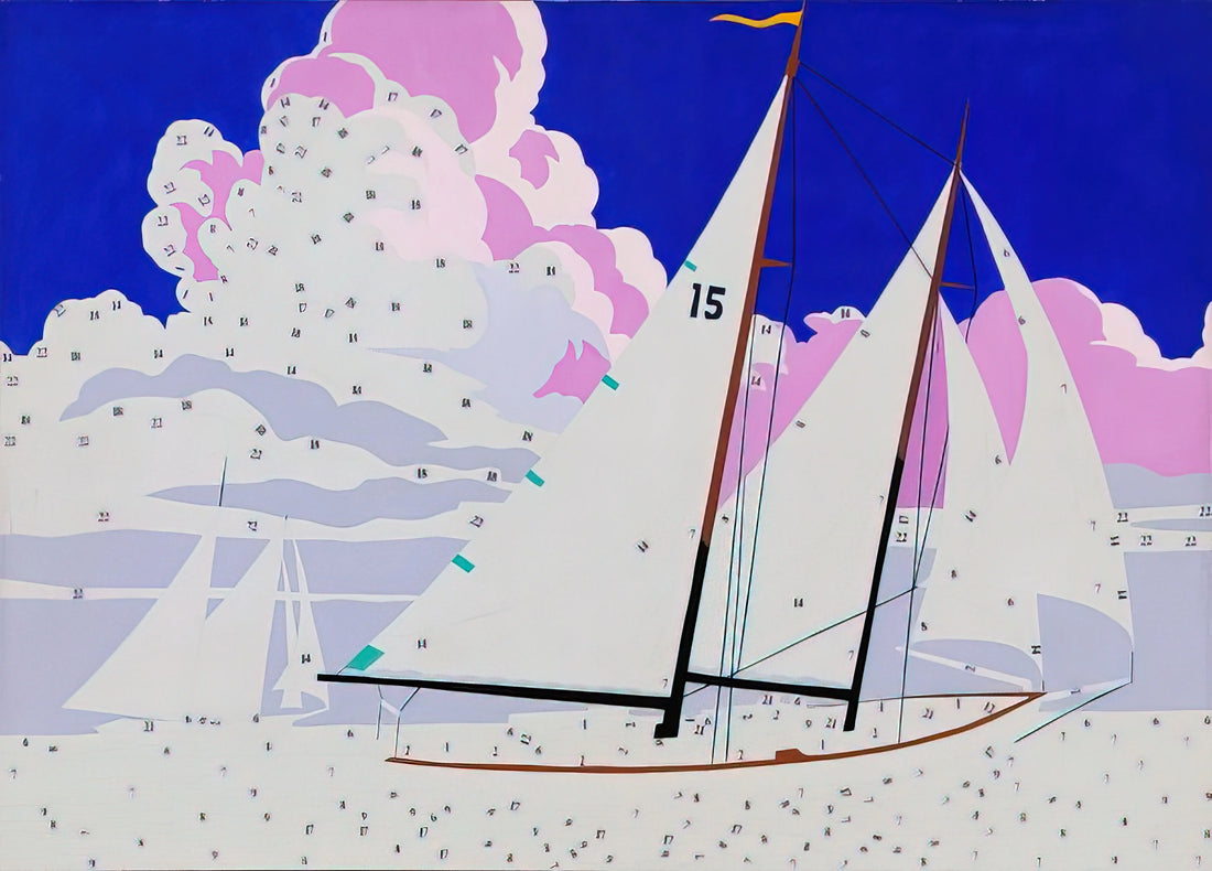 Framed Warhol: The Definitive Guide to Curating and Displaying Andy Warhol Art Prints - Do It Yourself  Sailboats  by Andy Warhol