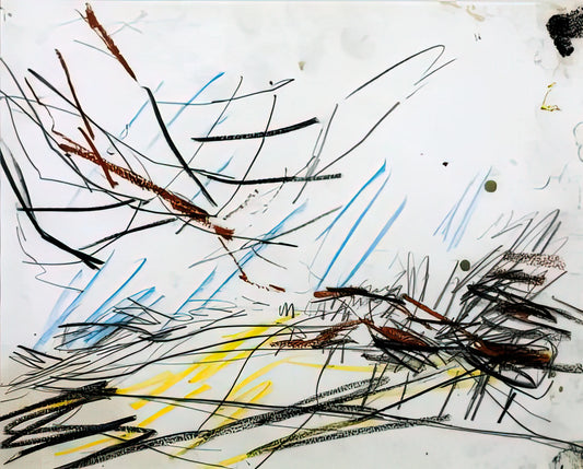 Frank Auerbach Portrait: The Raw, Physical Intensity of Post-War Figuration - WORKING DRAWING FOR PRIMROSE HILL 1 by Frank Auerbach