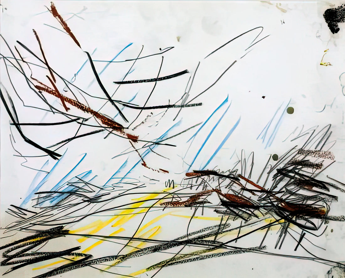 Frank Auerbach Prints for Sale: A Collector's Guide to the Artist's Graphic Work - WORKING DRAWING FOR PRIMROSE HILL 1 by Frank Auerbach