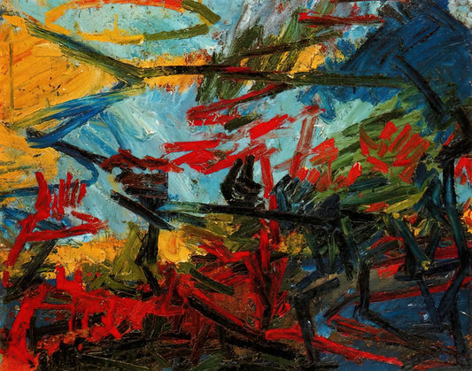 Frank Auerbach Studio: The Creative Crucible of a Modern Master - BACCHUS AND ARIADNE by Frank Auerbach