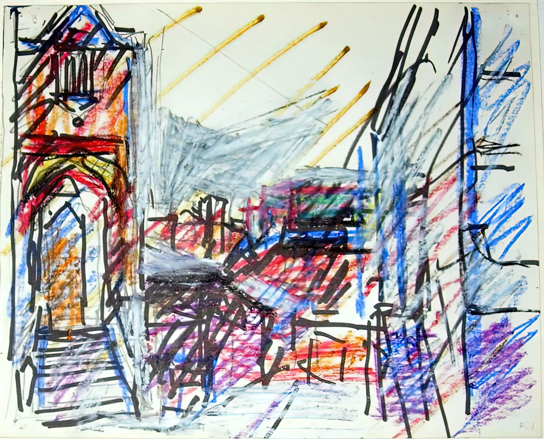 Frank Auerbach: The Uncompromising Vision of a Post-War Master - TO THE STUDIOS by Frank Auerbach