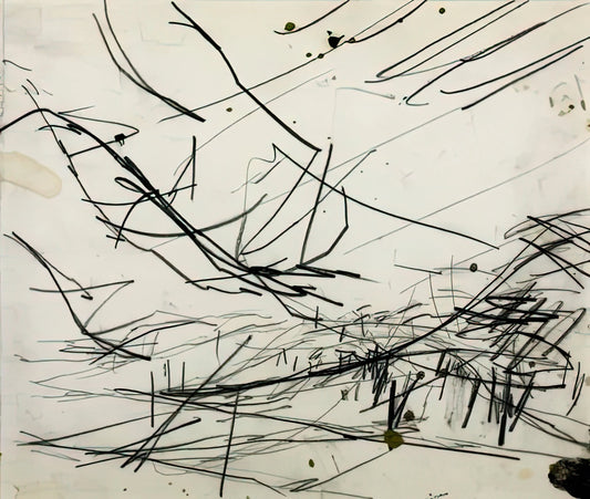 Frank Auerbach: The Uncompromising Visionary of Post-War British Painting - WORKING DRAWING FOR PRIMROSE HILL by Frank Auerbach
