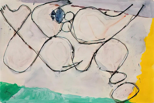 Frank Lobdell Art for Sale: A Guide to Collecting the Abstract Expressionist's Work - Untitled - 1971 by Frank Lobdell