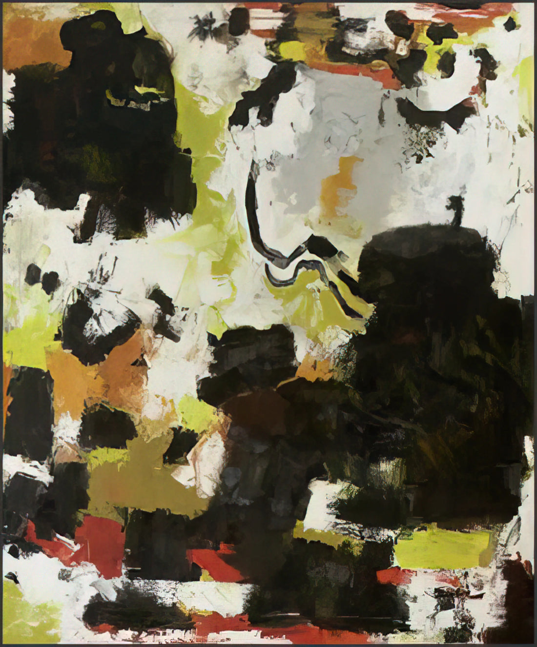 Frank Lobdell Framed Art Print: A Collector's Guide to Abstract Expressionist Legacy - 1 January 1949 - 1949 by Frank Lobdell