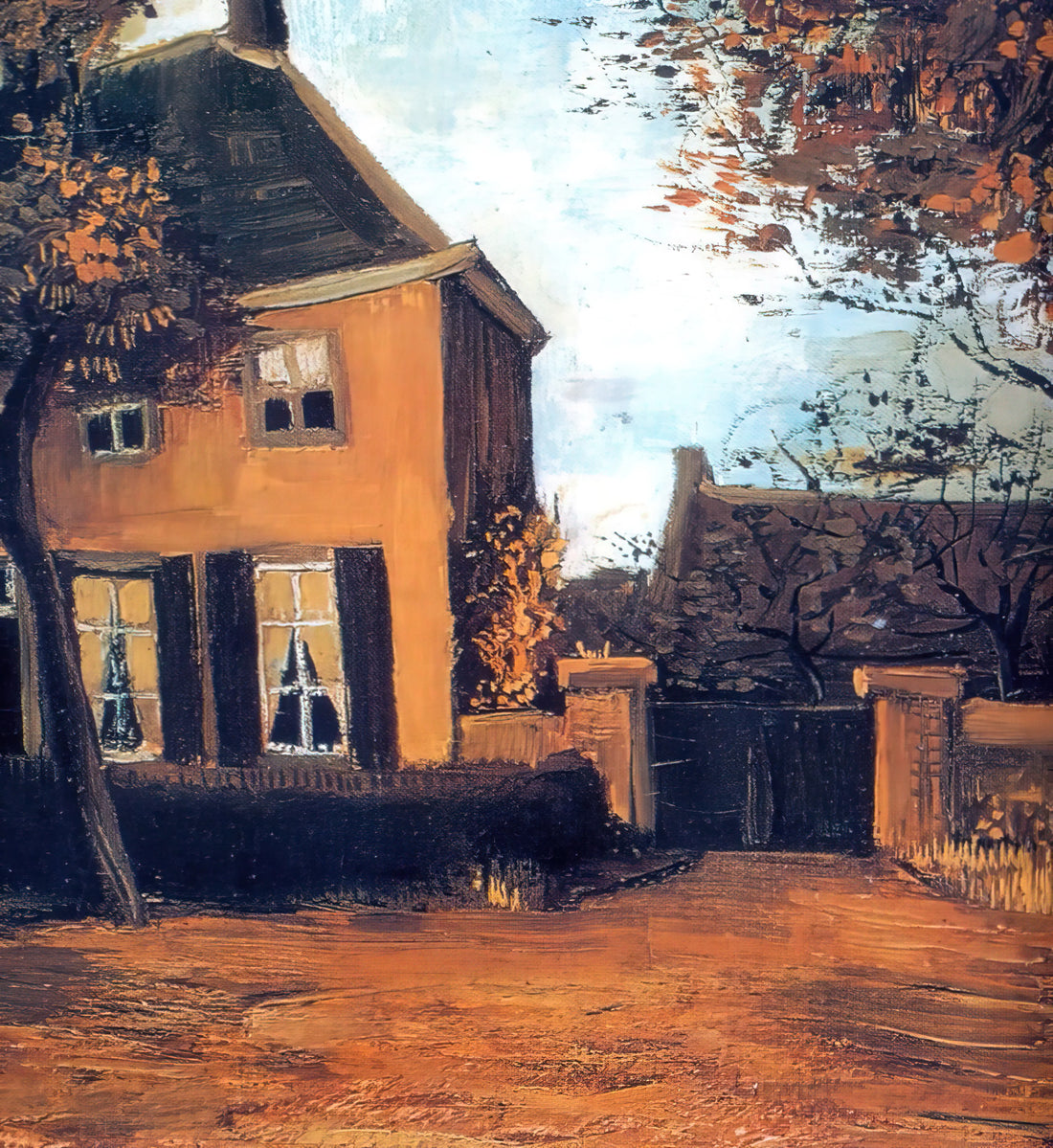 Funko Pop Van Gogh: When Pop Culture Meets Post-Impressionist Genius - The Vicarage at Nuenen by Vincent van Gogh