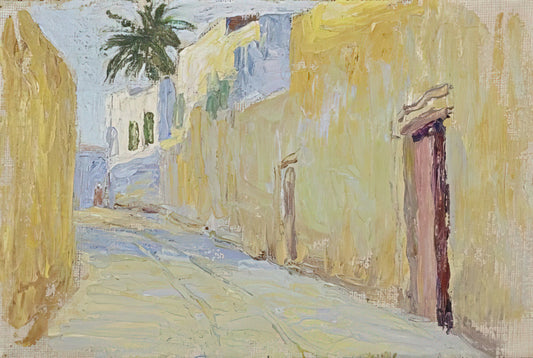 Gabriele Münter Canvas: The Expressionist Visionary's Enduring Legacy in Modern Art - ALLEY IN TUNIS by Gabriele Munter