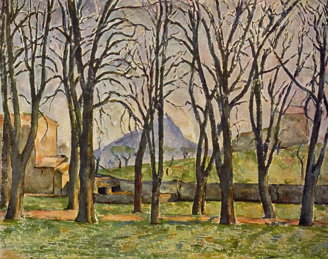 Gardanne by Paul Cézanne: A Pivotal Landscape in Modern Art History - Chestnut Trees at the Jas de Bouffan by Paul Cézanne